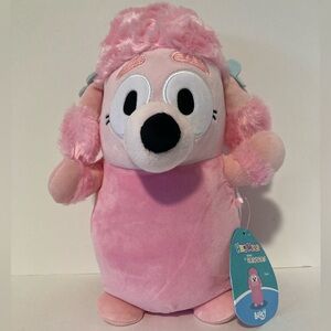 NWT Squishmallow HugMees Bluey & Friends - COCO 10” Pink Plush Stuffed Animal